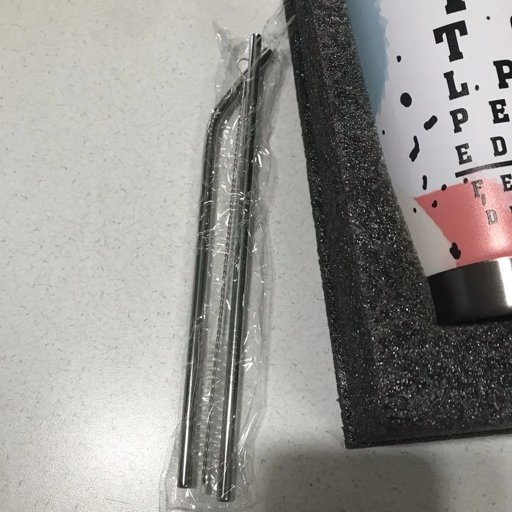Optometrist Tumbler Stainless Steel 20oz Straws and Lid Eye Like Puns Funny Gift